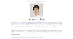 Desktop Screenshot of namwkim.org